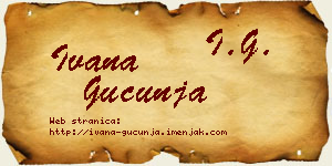 Ivana Gucunja vizit kartica